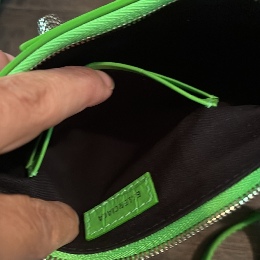 Balenciaga Le Cagole Mini Bag in Acid Green - Picture 14 of 16